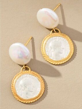 Chan Luu pearl earrings. Brand new!